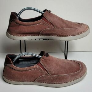 Clarks Shoes Men's Sz 10M Tan Loafers slip on